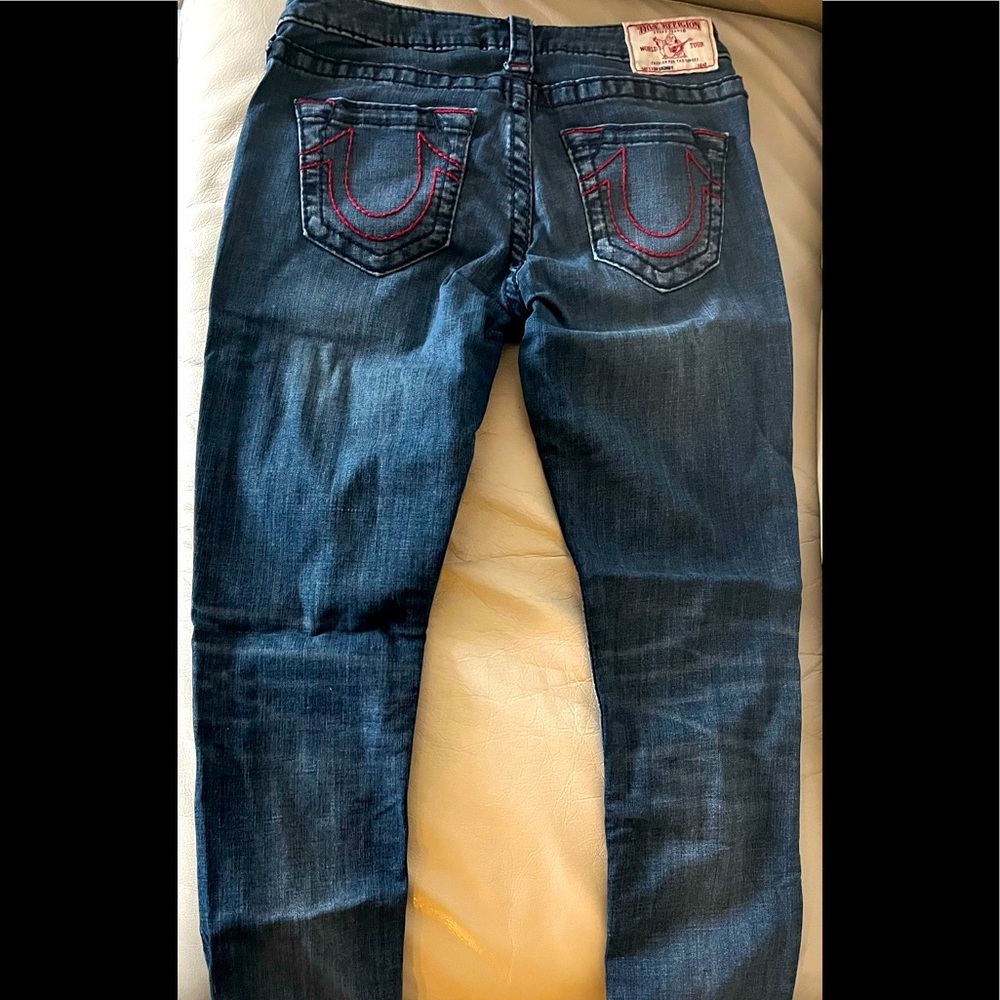 True Religion jeans, size 28, dark blue